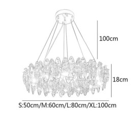 Lámpara colgante minimalista moderna de lujo posmoderna