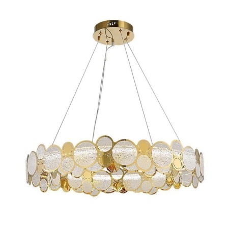 Lámpara colgante de cristal europea, luz creativa y de lujo. Lámpara colgante de cristal europea, luz creativa y de lujo.