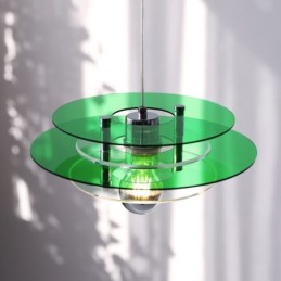 Lámpara colgante nórdica de acrílico con decoración posmoderna