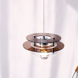 Lámpara colgante nórdica de acrílico con decoración posmoderna