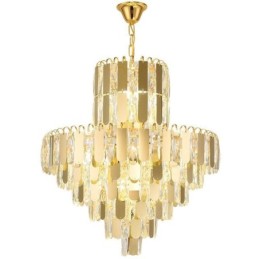 Lámpara colgante de cristal moderna Lámparas de techo contemporáneas