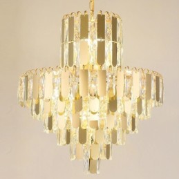 Lámpara colgante de cristal moderna Lámparas de techo contemporáneas