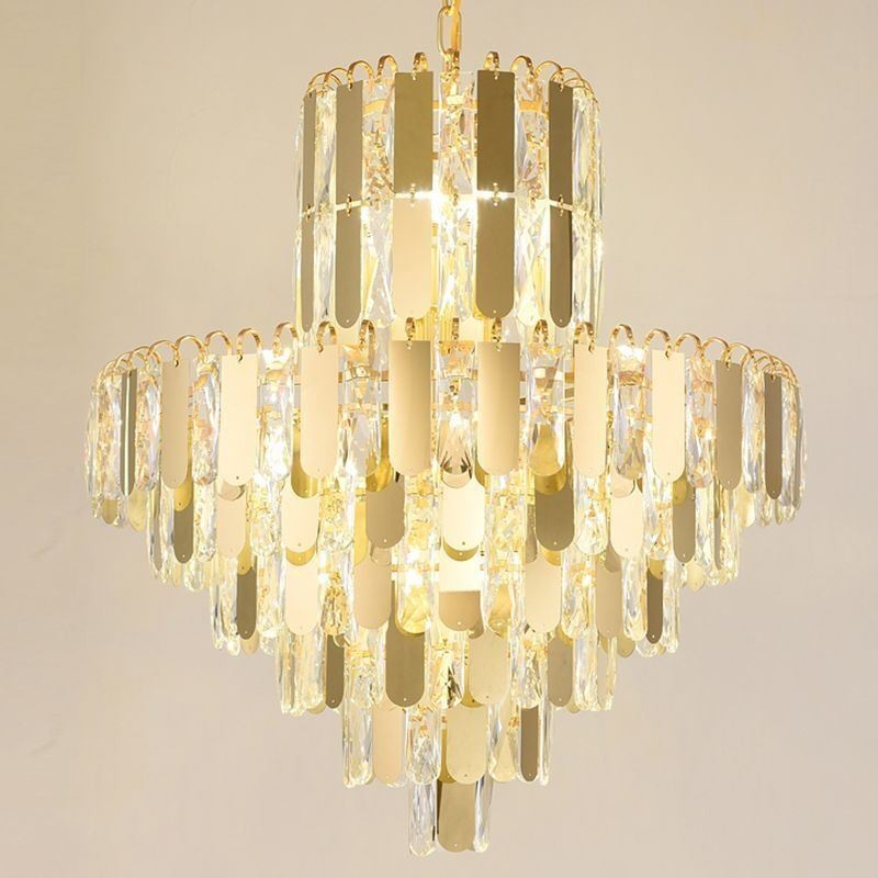 Lámpara colgante de cristal moderna Lámparas de techo contemporáneas