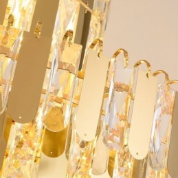 Lámpara colgante de cristal moderna Lámparas de techo contemporáneas