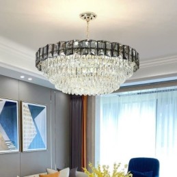 Lámpara colgante de cristal, lámparas de techo contemporáneas