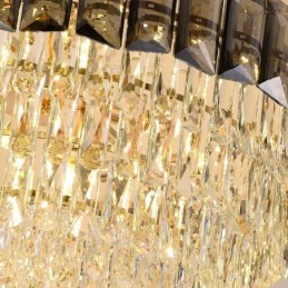 Lámpara colgante de cristal, lámparas de techo contemporáneas
