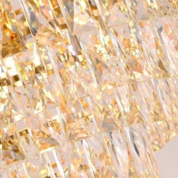 Lámpara colgante de cristal moderna para techo