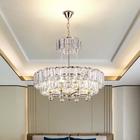 Lámpara colgante de cristal blanco, luces de techo modernas, luces colgantes Lámpara colgante de cristal blanco, luces de techo modernas, luces colgantes