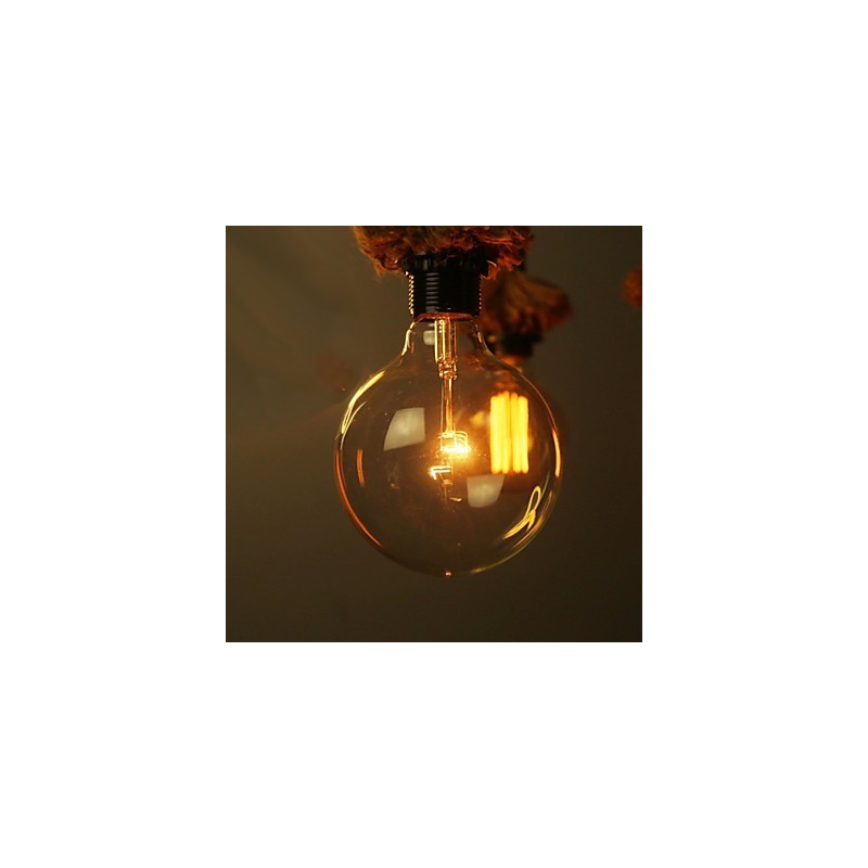 Lámpara colgante de cristal clásica tradicional de estilo mini