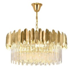 Preciosa lámpara colgante de cristal K9 para techo