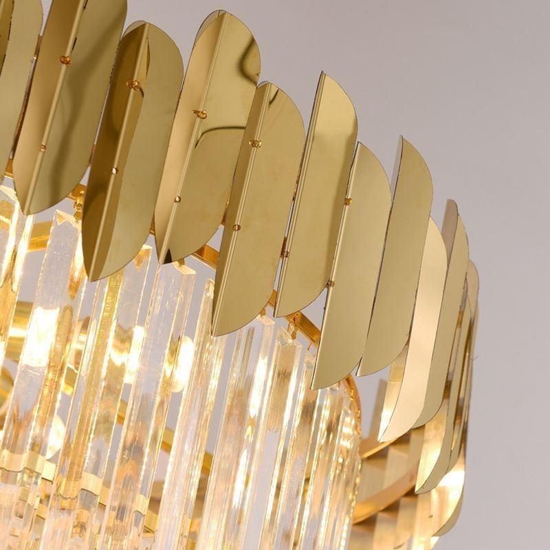 Preciosa lámpara colgante de cristal K9 para techo