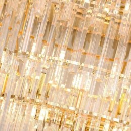 Preciosa lámpara colgante de cristal para techo