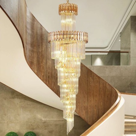 Lámpara colgante de cristal de lujo moderna Lámpara colgante Lámpara colgante de cristal de lujo moderna Lámpara colgante