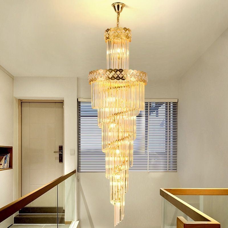 Lámpara colgante de lujo Lámpara colgante grande 12 16 18 luces