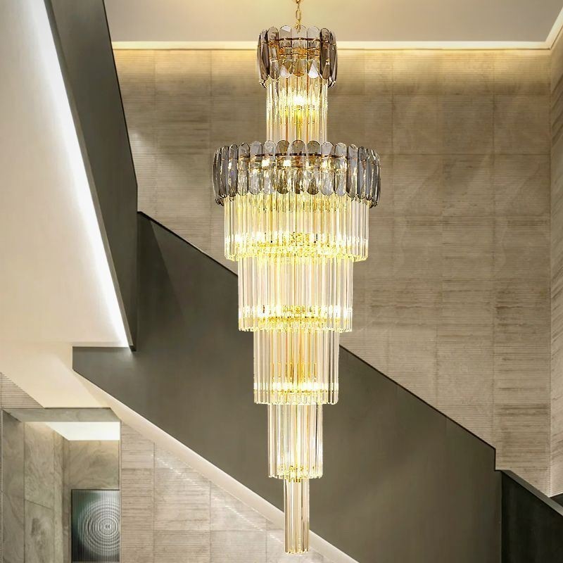 Lámpara colgante europea moderna y espectacular lámpara de techo K9