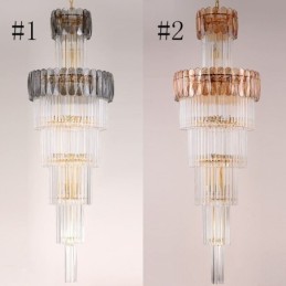 Lámpara colgante europea moderna y espectacular lámpara de techo K9