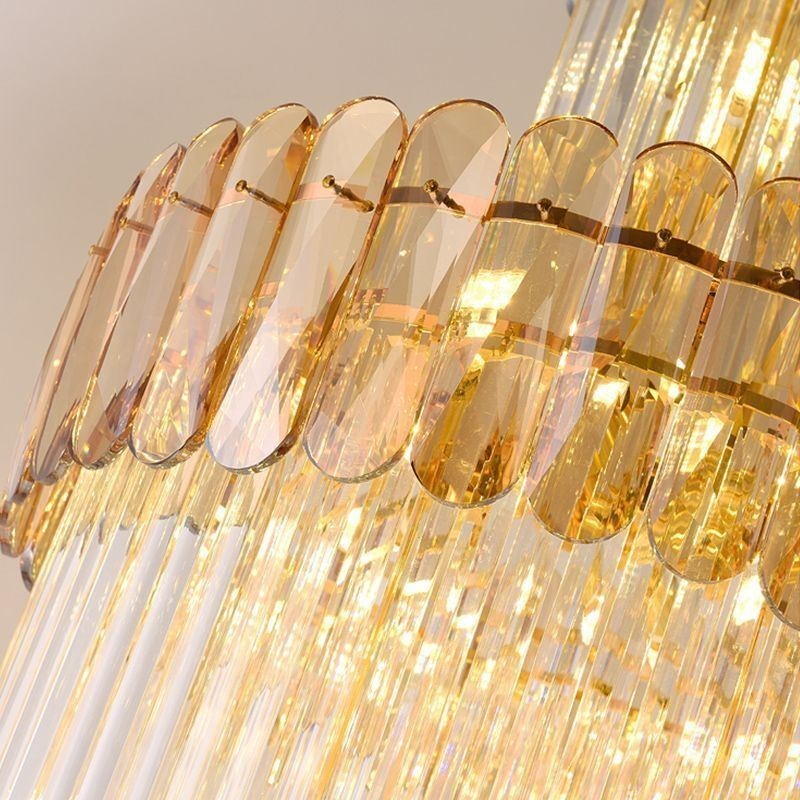 Lámpara colgante europea moderna y espectacular lámpara de techo K9