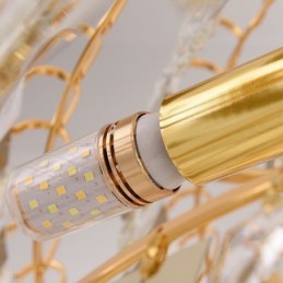 Lámpara colgante europea moderna y espectacular lámpara de techo K9