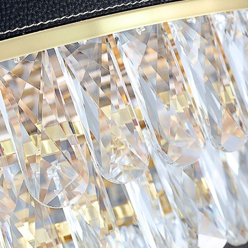 Lámpara colgante moderna de cristal para techo, 9, 12 y 16 luces