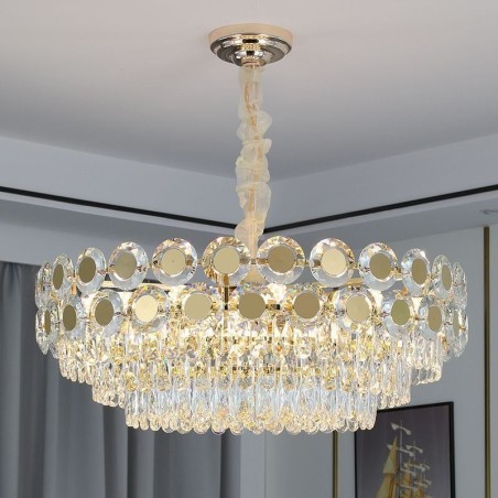 Lámpara colgante de cristal moderna, accesorio de iluminación de techo Lámpara colgante de cristal moderna, accesorio de iluminación de techo