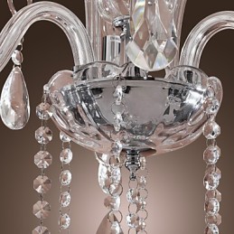 Lámpara de araña de cristal Rustic Lodge Crystal Others