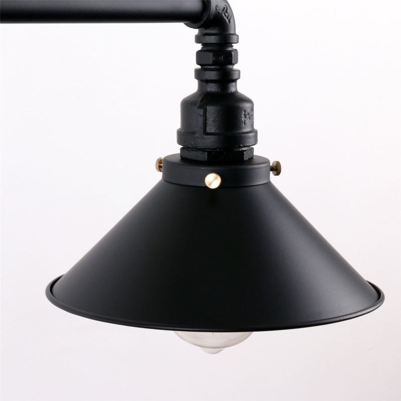 Lámpara colgante estilo rústico campestre con 3 luces estilo industrial retro vintage con forma de tubería de agua