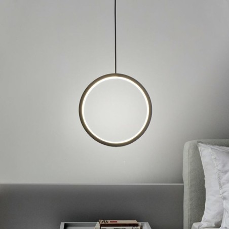 Lámpara colgante de anillo minimalista, luz decorativa de techo Lámpara colgante de anillo minimalista, luz decorativa de techo