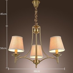 Lámpara de araña de metal de latón estilo cabaña rústica clásica contemporánea moderna de estilo isla para comedor