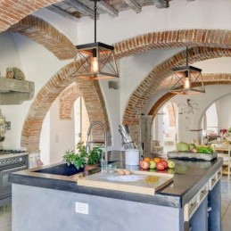 Lámpara colgante de una sola luz estilo vintage