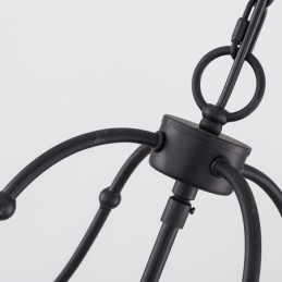 Lámpara colgante estilo vintage de 4 luces