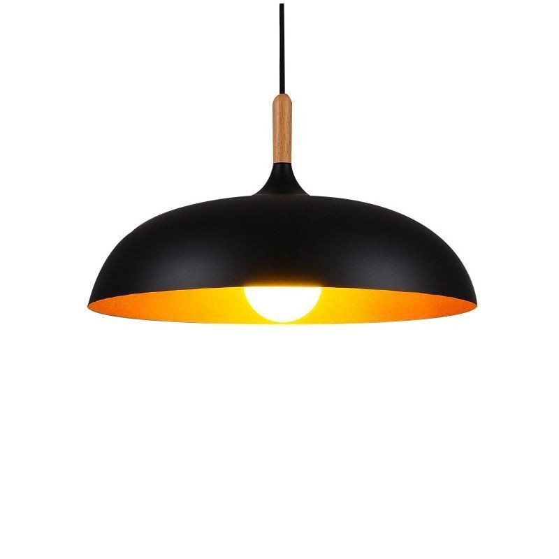 Lámpara colgante moderna minimalista, lámpara decorativa en blanco y negro