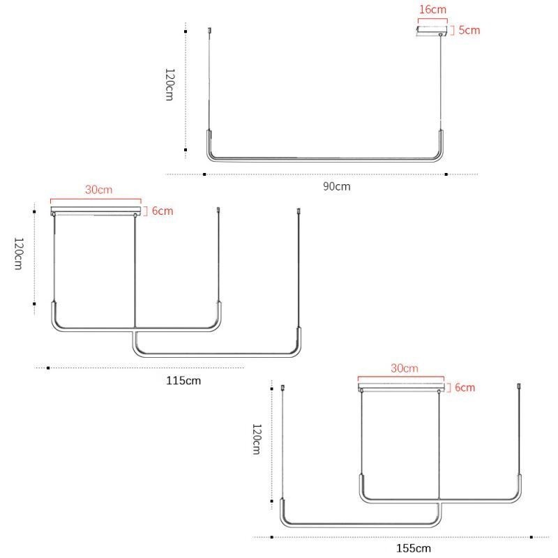 Lámpara colgante minimalista moderna
