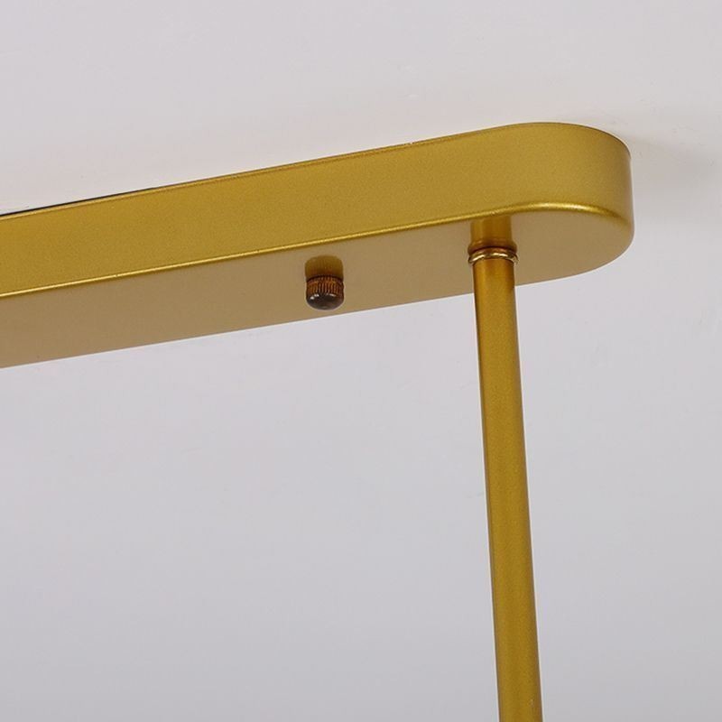 Lámpara colgante de araña de cristal con forma de globo horizontal
