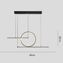 Lámpara colgante minimalista decorativa
