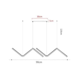 Lámpara colgante minimalista decorativa