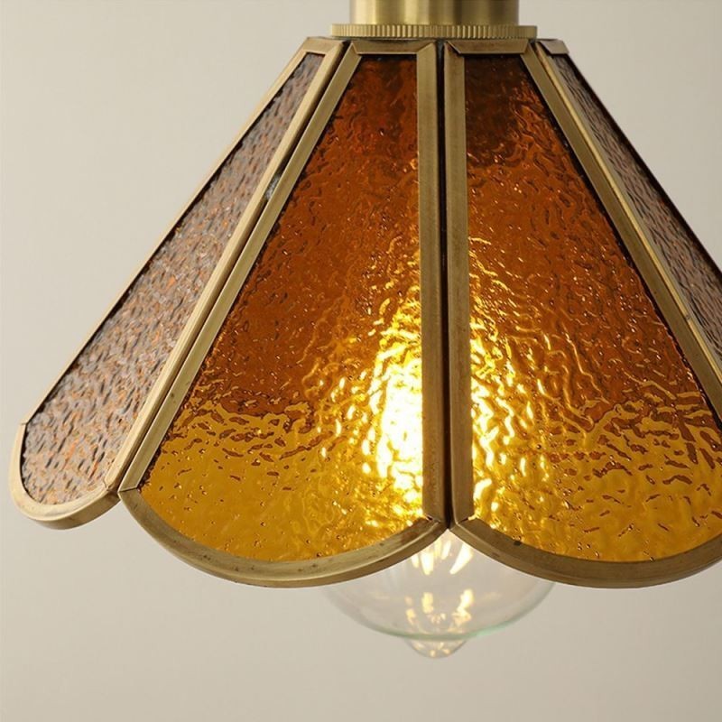 Lámpara colgante de cristal mini, moderna y sencilla, para techo.