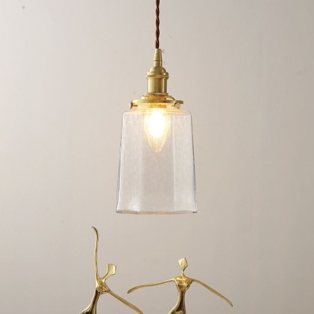 Lámpara colgante de cristal minimalista moderna, lámpara de techo decorativa Lámpara colgante de cristal minimalista moderna, lámpara de techo decorativa