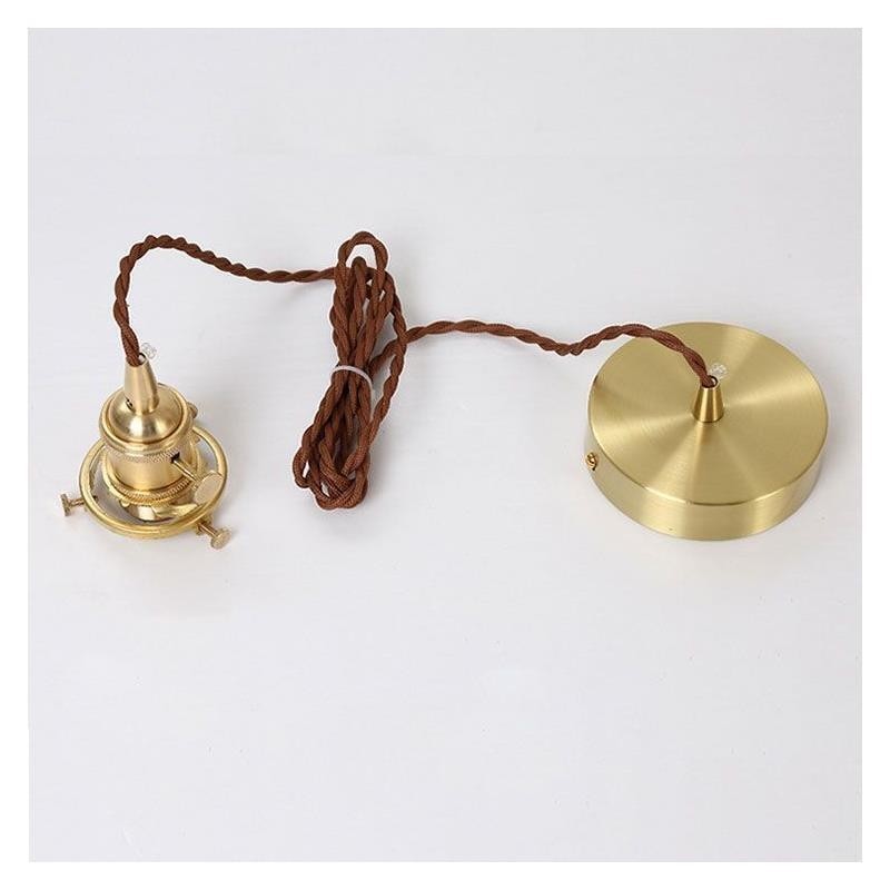 Lámpara colgante de cristal minimalista moderna, lámpara de techo decorativa