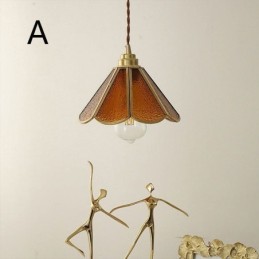 Lámpara colgante de cristal mini, moderna y sencilla, para techo.