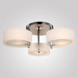 Lámpara de araña moderna de 3 luces