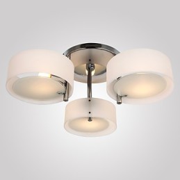 Lámpara de araña moderna de 3 luces