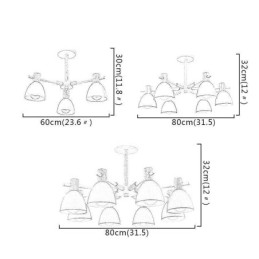 Lámpara colgante moderna y sencilla de macarrón, iluminación creativa de madera