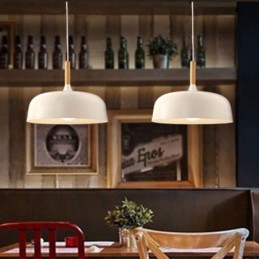 Lámpara colgante nórdica, lámpara individual ajustable, iluminación cálida para el hogar