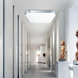 Lámpara empotrada moderna y contemporánea de metal galvanizado