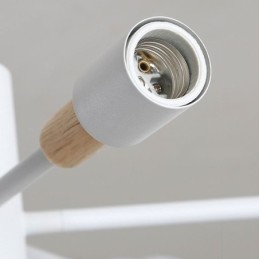 Lámpara colgante nórdica con forma de tronco de frijol mágico creativo