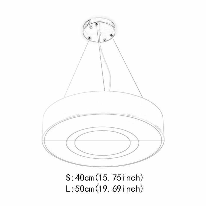 Lámpara colgante moderna y única, redonda, iluminación cálida y sencilla.