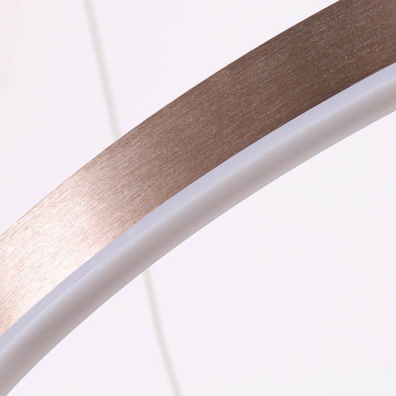 Lámpara colgante Dibujo Craft 2 anillos Lámpara 60+40cm