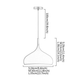 Lámpara colgante moderna de aluminio Macaron, luz ajustable para el hogar