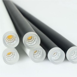 Lámpara colgante moderna y sencilla con forma de cilindro, lámpara de lluvia de meteoritos.