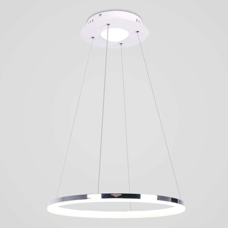 Lámpara colgante moderna de acrílico circular de 40 cm